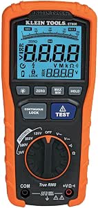 Klein Tools ET600 Megohmmeter, Insulation Resistance Tester, 4000 Megohm Resistance Multimeter, Test Voltage 125V/250V/500V/1000V - Image 1