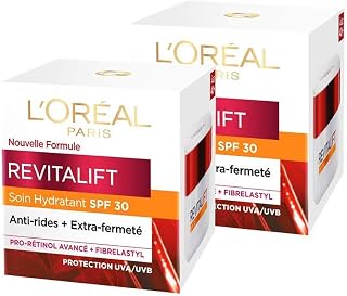L'oréal Paris Revitalift Soin De Jour Hydratant Protection Solaire Spf 30 50 Ml - Lot De 2 - Image 1