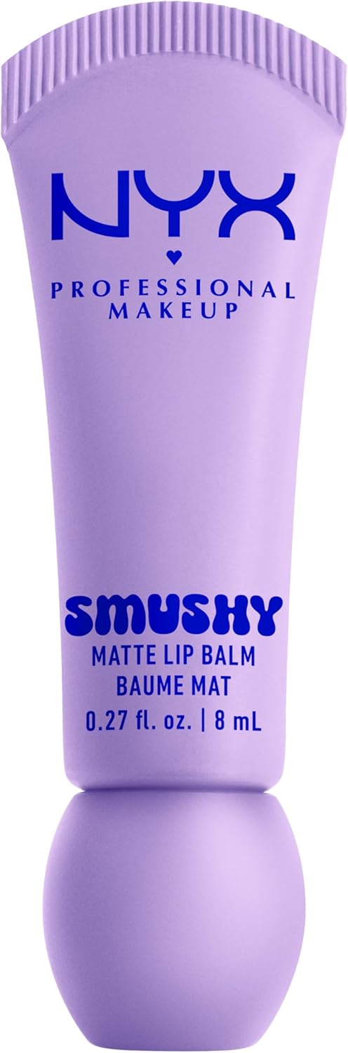 NYX Professional Makeup - Matte Tinted Lip Balm - Formula Enriched with Mochi Rice Powder and Nourishing Ceramides - Scented Shades - Smushy Lip Balm - Shade : Sugar Smush - Image 1