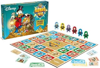 Winning Moves La Bonne Paye Jeu de Société La Bande à Picsou - Jeux de Société Enfant 8 et Plus - Jeux de société Famille 2 à 6 Joueurs - Jeux pour Enfants Français - Image 1