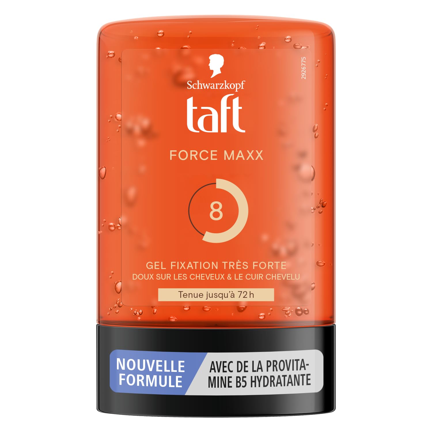 Taft - Schwarzkopf - Styling Tube Gel - Maxx Force Gel - Holds up to 72H - Very Strong Hold - Gentle on Hair - Long Lasting Hold - No Sticky Effect - Formula Provitamin B5-300ml - Image 1