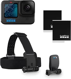 GoPro HERO11 Black Bundle - Includes HERO11 Black Camera, Headband + QuickClip and Enduro Battery (2 Total) - Image 1