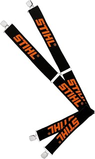 Stihl 8841576 Hosenträger pour Bundhosen avec Metallklips, Noir, 130 - Image 1