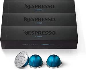 Nespresso VertuoLine, Odacio, Dark Roast Coffee, 30 Count Coffee Pods, Brews 7.8oz - Image 1