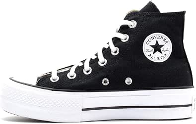 Converse Chuck Taylor All Star Lift Canvas Platform High Top 572721C Women's High Trainers Pink, Black White, 40 EU - Image 1