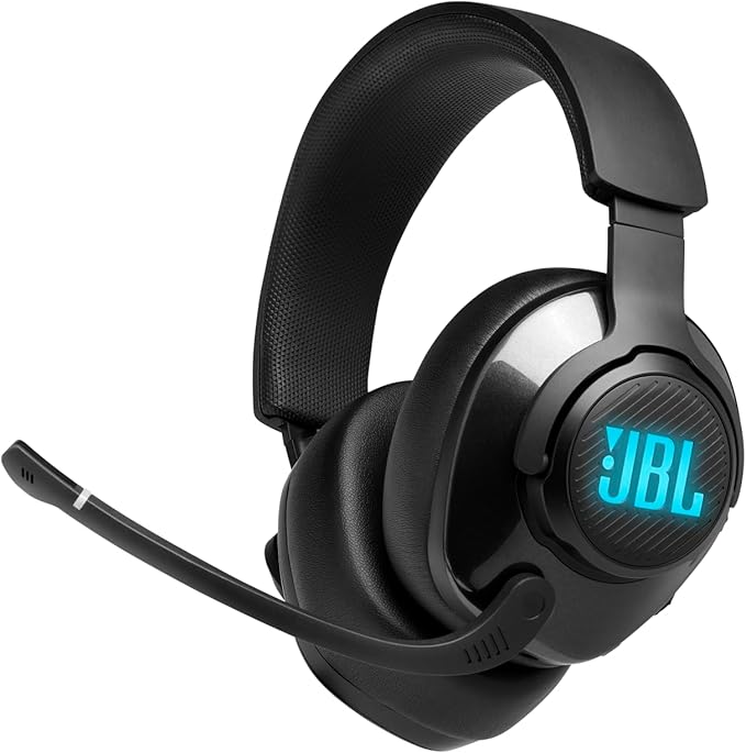 JBL Quantum 400 Wired Gaming Headset with USB and Game-Chat Balance Dial Black - Image 1