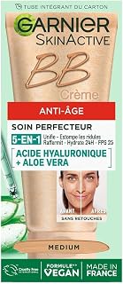GARNIER – BB Crème Anti-Âge Tout-En-1, Soin Perfecteur Teint Uniforme et Hydratation (Tube 50mL) - Le Lot De 2 - Image 1