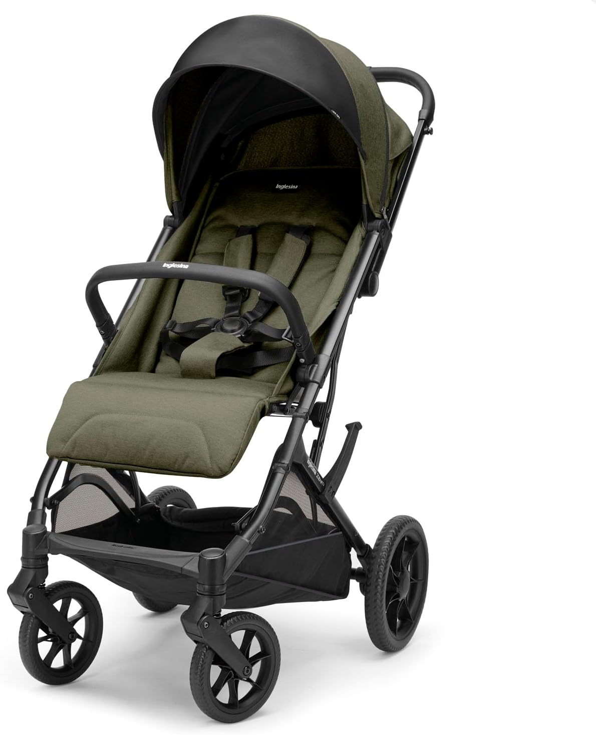 Inglesina Zenit 2 Poussette, Sequoia Green, Compacte et Légère, Jusqu’à 22 kg, Dossier Inclinable 170°, Roues avec Suspension, Assise Spacieuse, Exclusivité Amazon - Image 1