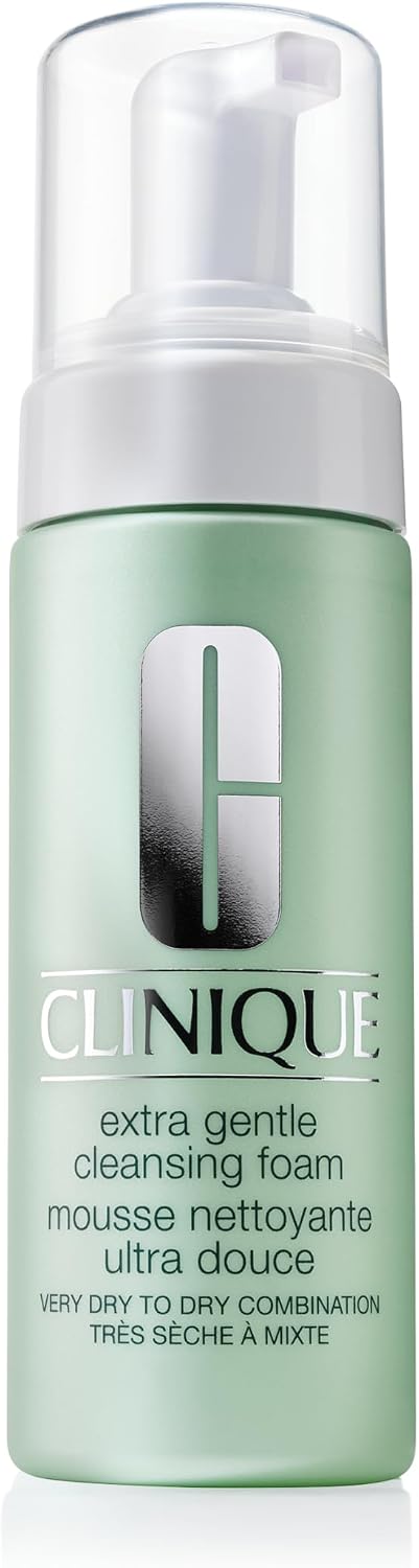 Clinique Basic 3 Temps Mousse Nettoyante Extra-Douce pour Peaux sèches et sensibles, 125 ml - Image 1