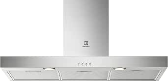 Electrolux LFT419X Decorative Wall Hood - Box Extractor Hood - Width 90 cm - Maximum Air Flow (in m3/h): 600 - Noise Level Decibel Mini/Max (in dBA): 51/68          [Energy Class C] - Image 1