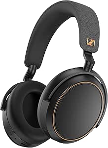 Sennheiser MOMENTUM 4 Wireless Noise Cancelling Headphones, Crystal Clear Calling Bluetooth Headphones with Adaptive ANC, Over Ear Headphones, 60 Hours Battery Life, Foldable Design, Black - Image 1