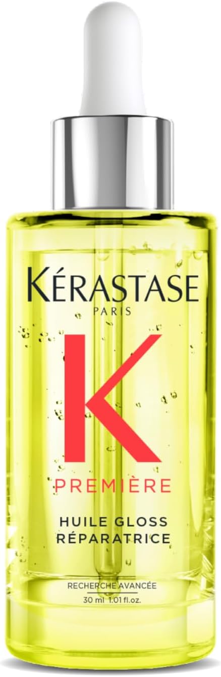 KÉRASTASE Première - Leave-In Repairing Gloss Oil - Anti-Split Hair Oil - Deep Repairs Fibre & Revives Radiance - Innovative Formula - Paraben Free - Damaged Hair - 30 ml - Image 1