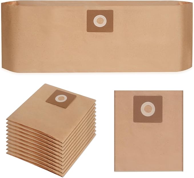10 Replacement Vacuum Cleaner Bags for Bosch AdvancedVac 20 2609256F33 Paper - Image 1