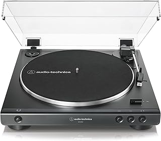 Audio-Technica LP60XBK Platine Vinyle Stéréo à Entraînement par Courroie, Entièrement Automatique Noir - Image 1