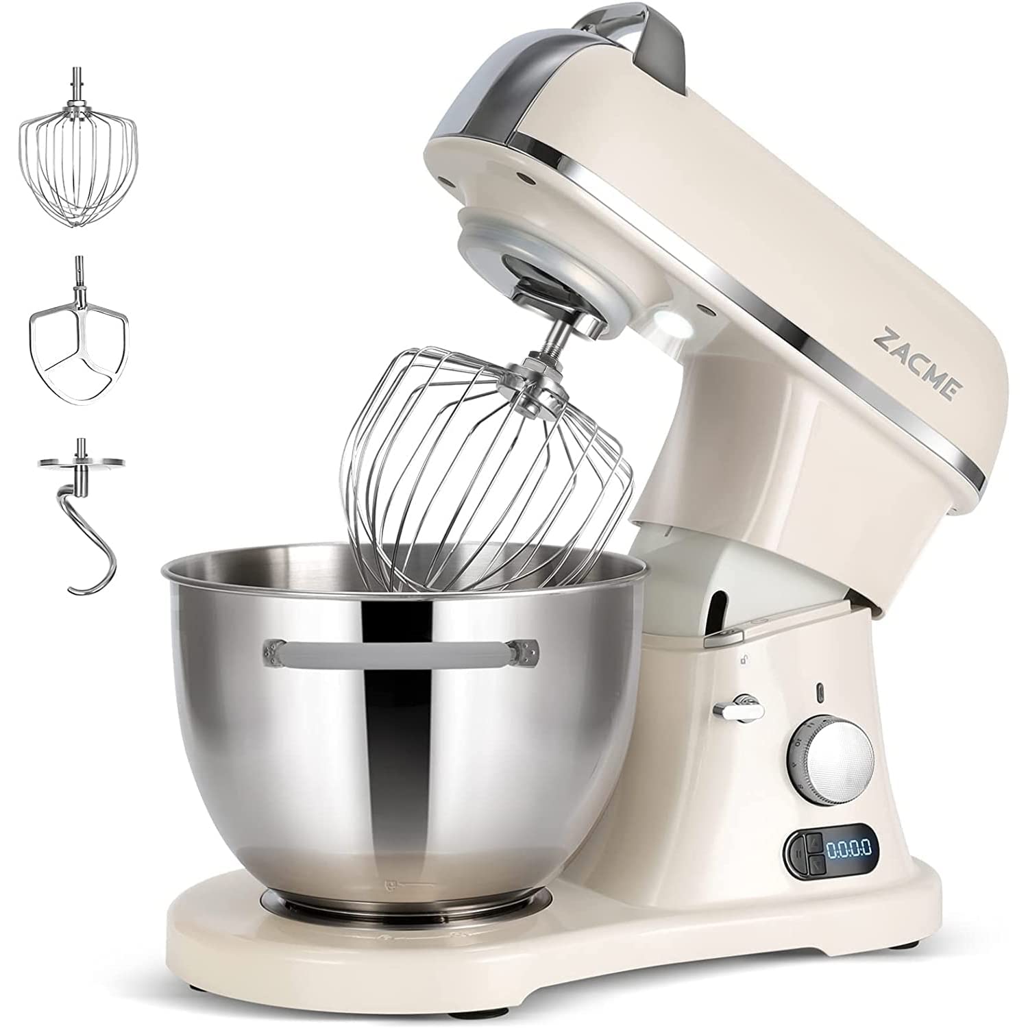 ZACME Patissier - Robot de Cuisine Multifonctions 1500W 7L, Pétrin Professionnel,11 Vitesses Robot de Cuisine Multifonction, un usage commercial[Classe énergétique A+++] - Image 1