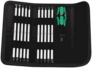 Wera 05002990001 Vario Screwdriver Set 11 Pieces Nylon Bag Included (German Import) Green          [Energy Class A+] - Image 1