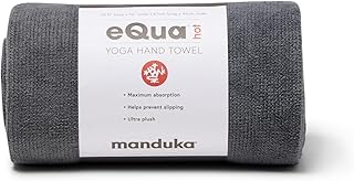 manduka eQua Hot Serviette de toilette Thunder Taille unique 40,6 cm - Image 1