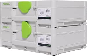 Festool Systainer SYS3 Tool Box M 137 (2 x 204841) 10.4 Litres 396 x 296 x 137 mm Set of 2 - Image 1