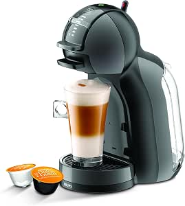 Krups Nescafé Dolce Gusto Coffee Machine Multi-Drink Capsule Coffee Machine, 0.8 L, 15 Bars, Compact Coffee Maker, Automatic Shut-off, Adjustable Drink Size, Mini Me, Black/Anthracite KP123810 - Image 1