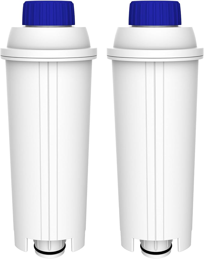 Waterdrop Coffee Machine Filter Cartridges Replacement for De'Longhi DLSC002 Water Filter, Compatible with De'Longhi Magnifica S, Eletta Explorer, Dinamica and ECAM Series (2) - Image 1