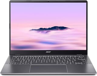 acer Chromebook 514 (CB514-6H-35T7) PC Portable 14" | Intel Core 3 N355 | 8 Go RAM | 128 Go eMMC | ChromeOS - Image 1