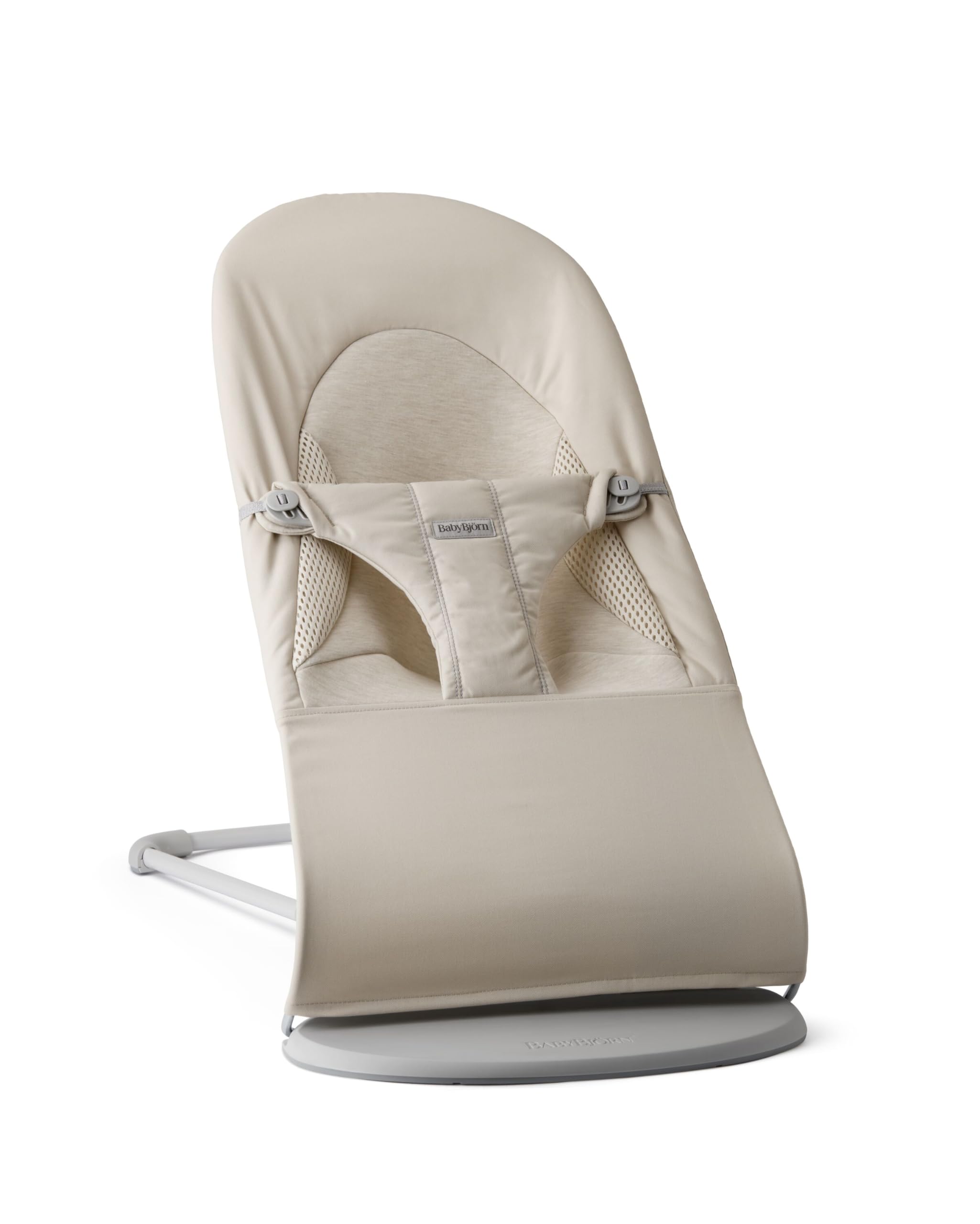 BabyBjörn Bouncer Balance Soft, Woven/Jersey, Tri-Fabric, Light Beige - Image 1