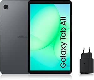 Samsung Galaxy Tab A11 8.7" 4G 64GB, Android Tablet, 4GB RAM, 3D Sound, Grey, 25W Fast AC Charger Included, FR Version - Image 1