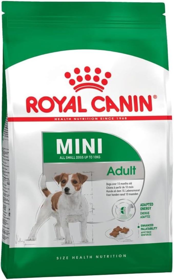 Royal Canin Mini Adult | 4 kg | Complete Food for Small Breeds Dogs | Omega-3 Fatty Acids for Skin and Coat | Adapted Energy Content and Adjustable Kibble Size - Image 1