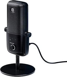 Elgato Wave:3 Studio Quality USB Condenser Mic for Streaming, Podcasting, Gaming and Home Office, Free Mixing Software, Effects Plug-ins, Anti-Distortion, Plug & Play on Mac and PC - Image 1