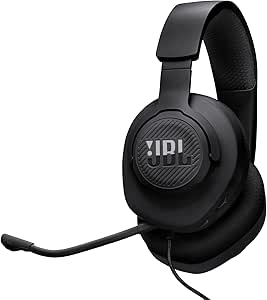 JBL Quantum 100M2 Wired Over-Ear Gaming Headset with Detachable Microphone, JBL QuantumSOUND Signature Sound, 3.5mm Jack Cable, Compatible with Many Platforms, Mute Function, Black - Image 1