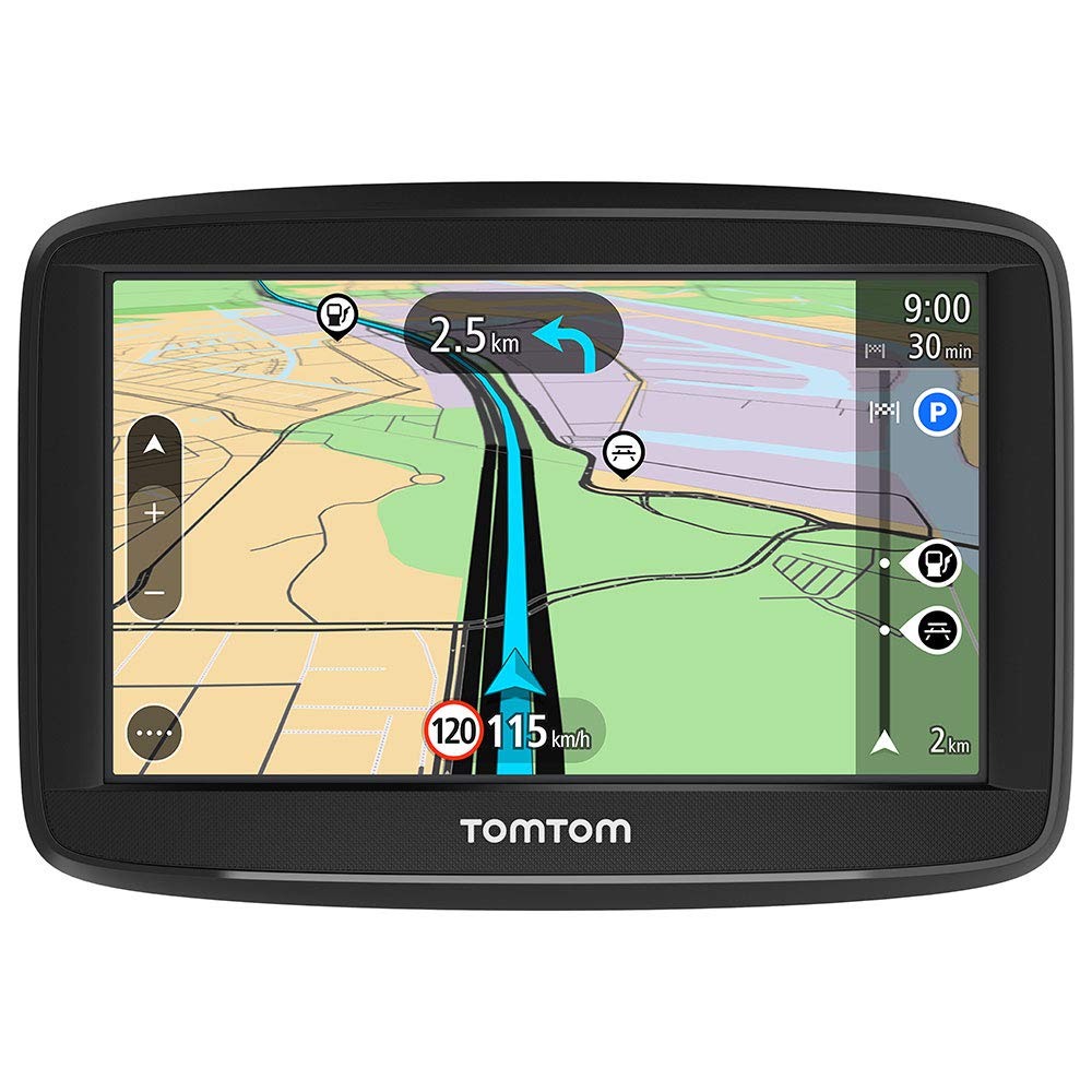 TomTom Start 42.4 Inch Car GPS with Maps of Europe, Test Hazard Alerts, Integrated Reversible Mount, FR Version - Image 1
