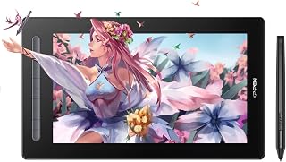 XPPen Tablette Graphique Dessin Professionne Artist 16 2nd Generation 127% sRGB Stylet X3 avec Deux Ports Flexibles Compatible avec Windows Mac Chrome OS Android et Linux - Noir - Image 1