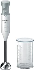 Bosch MSM66110 ErgoMixx Hand Blender - Hand Blender 600 W - Splash Proof System - Ergonomic Handle, White - Image 1