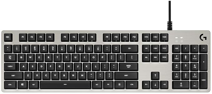 Logitech 920-008476 Gaming Keyboard Silver - Image 1