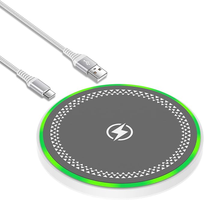 Wireless Charger for Google Pixel 9 8 Pro 7a 6 XL, 15W Inductive Charging Station for Samsung Galaxy S25/S24 Ultra/S23/S22/S21 FE, iPhone 17/16/15/14/13/12/11 - Image 1