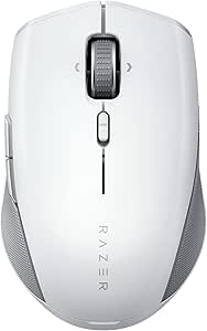 Razer Pro Click Mini - Professional Wireless Mouse (Silent and Touch Clicks, HyperScroll Technology, Multi-Task, 7 Programmable Buttons) Mercury White - Image 1