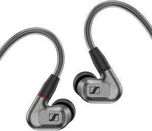 Sennheiser IE 600 In-Ear Audiophile Earphones - TrueResponse Transducers for Superbly Neutral Sound, Detachable Cable with Flexible Ear Hooks, Balanced Cable Included - Image 1