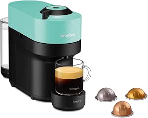 Nespresso Krups Vertuo POP Coffee Machine Green Capsule Coffee Maker YY4887FD - Image 1