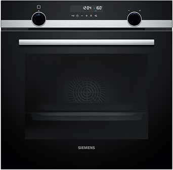 Siemens HB578GBS3 iQ500 Built-in Oven 60 x 60 cm, Active Clean Pyrolysis, TFT Display, 3D Hot Air, Fast Heating, CookControl40 Automatic Programs, SoftMove, Stainless Steel          [Energy Class A+] - Image 1
