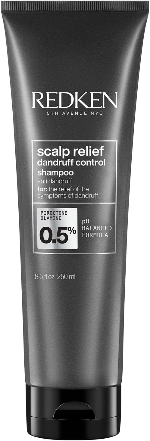 REDKEN - Moisturizing & Soothing Anti-Dandruff Shampoo - Clarifies & Relieves Scalp - Vegan - Zinc Pyrithione - Dry Hair & Sensitive Scalp - Scalp Relief Dandruff Control - 250ml - Image 1