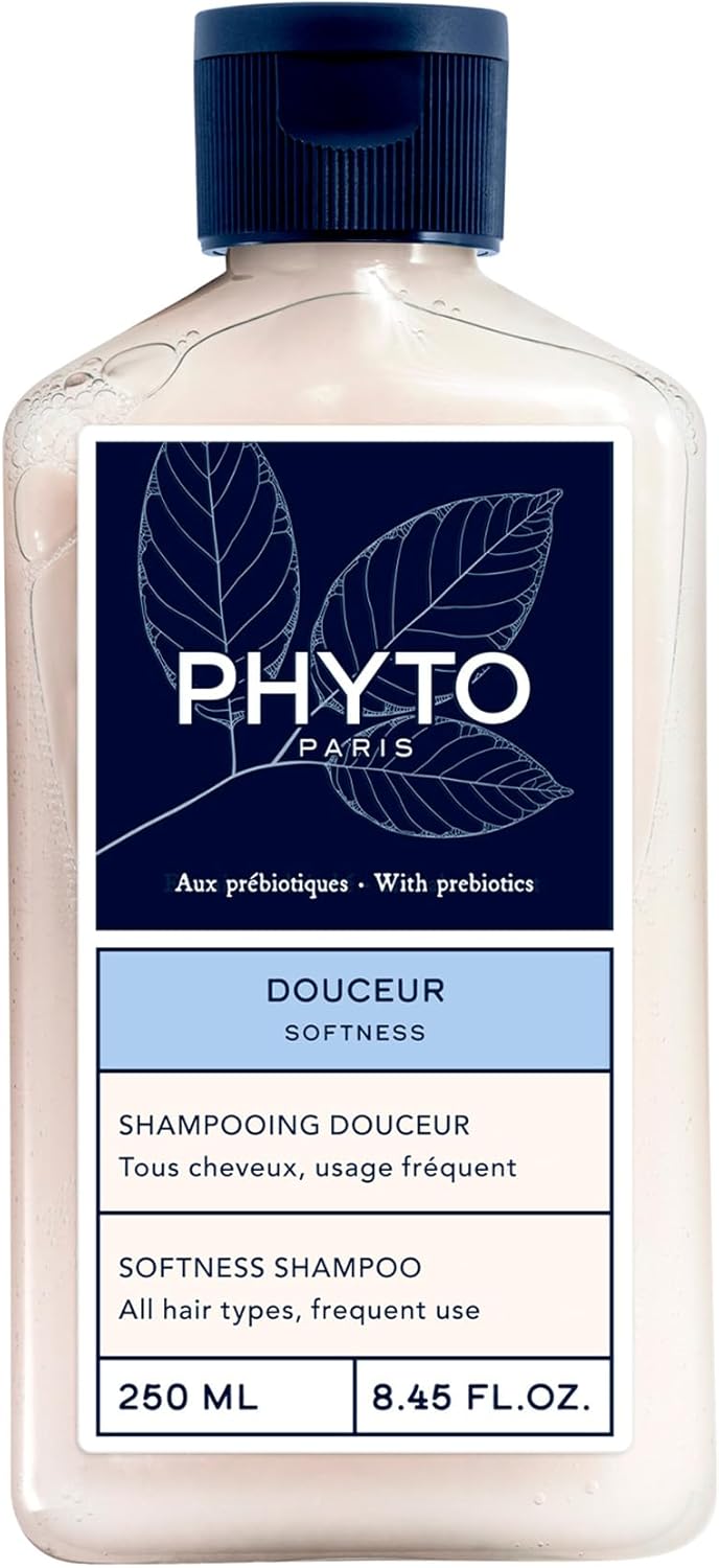 Phyto Paris - Douceur - Shampooing Douceur - Shampoing Doux Rééquilibrant - Protège le cuir chevelu - Soin des Cheveux Doux et Souples - Enrichi en Lait d'Avoine, Mauve Blanche et Prébiotiques - Image 1