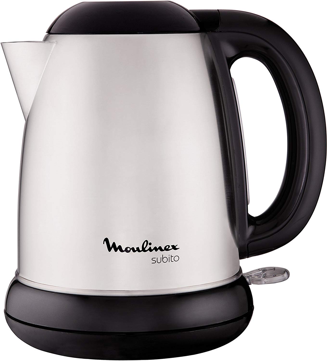 Moulinex BY540D10 Subito Electric Kettle Stainless Steel Black 1.7L 2400W - Image 1
