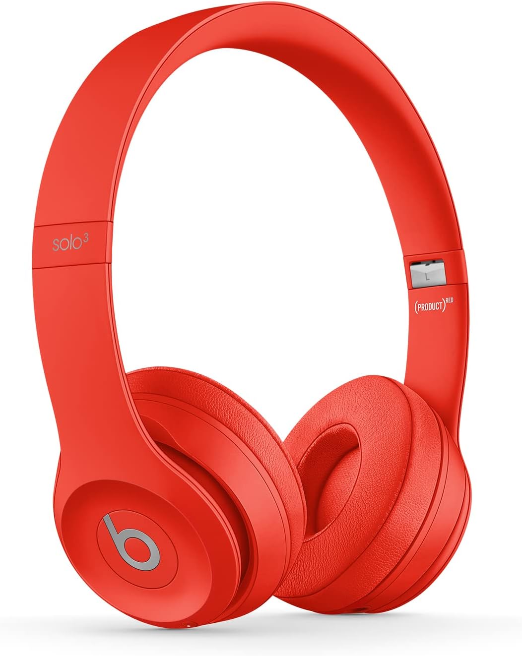 Beats Solo3 Wireless Supra-Ear Headphones - Apple W1 Chip for Headphones and Headphones, Bluetooth Class 1, 40 Hours of Playtime - Red - Image 1