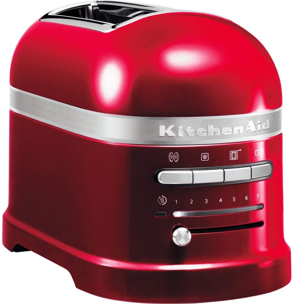 KitchenAid Artisan Toaster for 2 Slices - 7 Levels of Burning and Defrosting Function - Vintage Design - 2 Wide Slots - Toaster with Sandwich Holder - Apple Love - Image 1