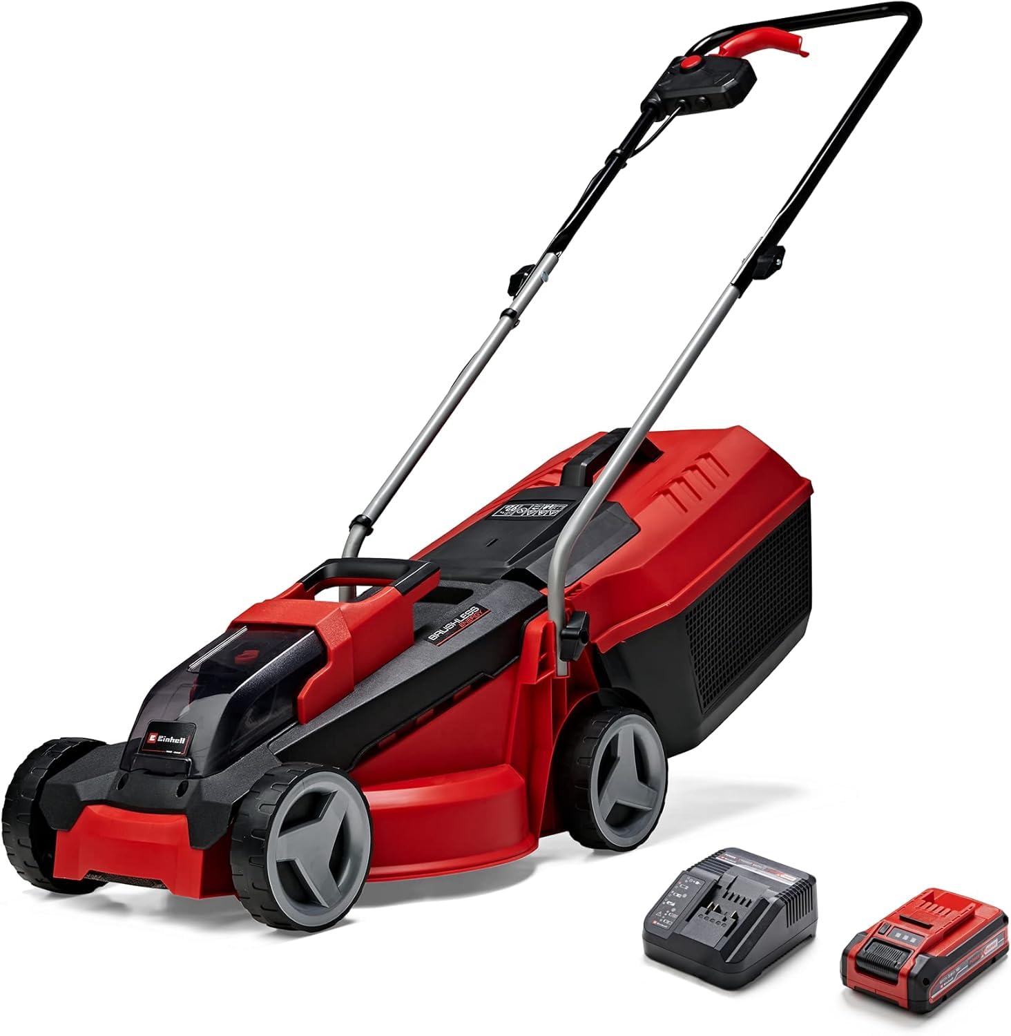 Einhell GE-CM 18/30 Li Cordless Lawnmower Power X-Change Kit (18 V, Cutting Width 30 cm, Recommended Area 150 m²) Comes with 3.0 Ah Battery and Charger - Image 1