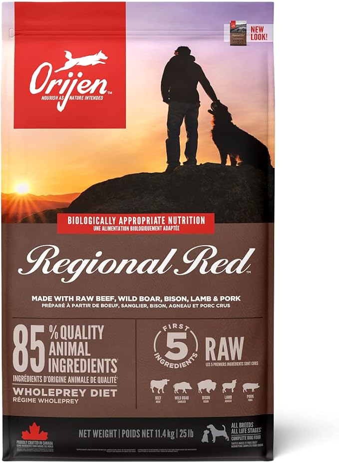 Orijen Regional Red 11.4 kg Adult Beef, Lamb, Pork - Image 1