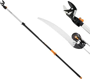 Fiskars 7.9-3.7m Extendabletree Pruning Stik Pruning Shears (92406935K) Pack of 1 - Image 1