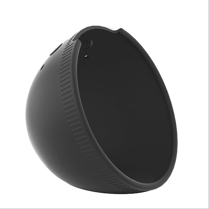 GIOPUEY Mince Coque Compatible avec Amazon Echo Pop, Matériau Silicone - Black - Image 1
