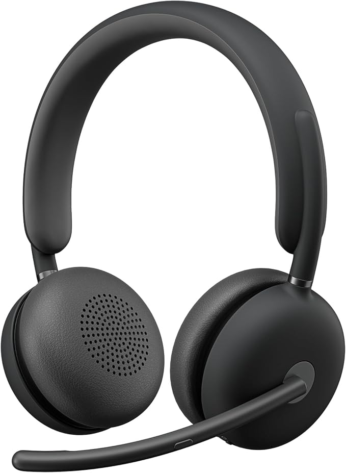 Logitech Zone Wireless 2 Premium Anti-Parasite Headset with Hybrid ANC, Certified for Microsoft Teams and Fast Pair, Designed for Intel Evo Laptops - Graphite - Image 1