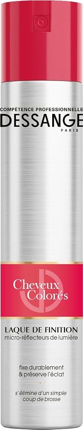 DESSANGE - Finishing Spray - Micro-Light Reflectors - Formula Enriched with Pro-Vitamin B5 - Permanently Sets & Preserves Radiance - Colored Or Highlighted Hair - 300ml - Image 1